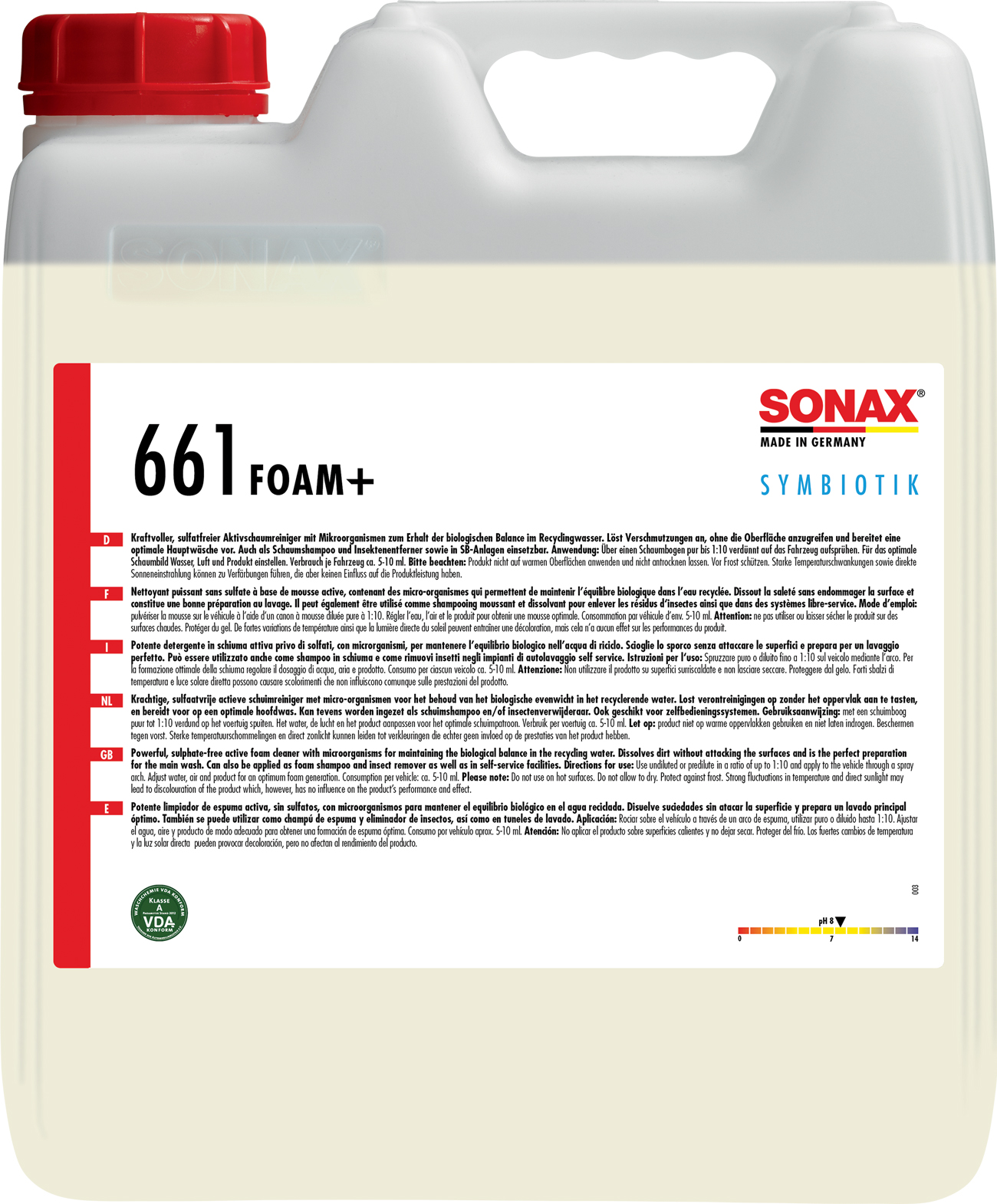 AktivSchaum + SYMBIOTIK SONAX AktivSchaum + SYMBIOTIK SONAX