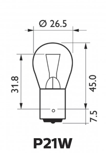 Kugellampe 12V BV Philips