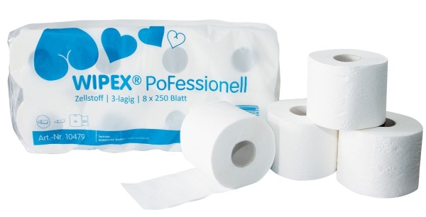 Toilettenpapier 3-lagig weiß