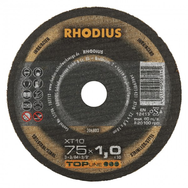 Trennscheibe XT10 mini Rhodius