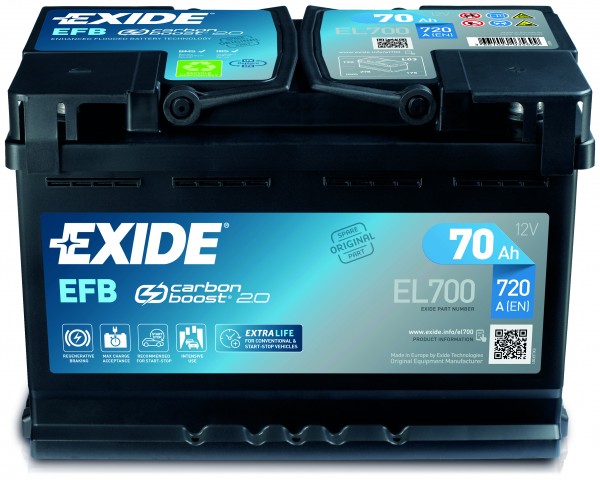 Exide EFB Batterie